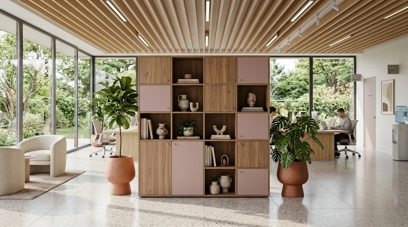 Blush Brazilwood zone divider