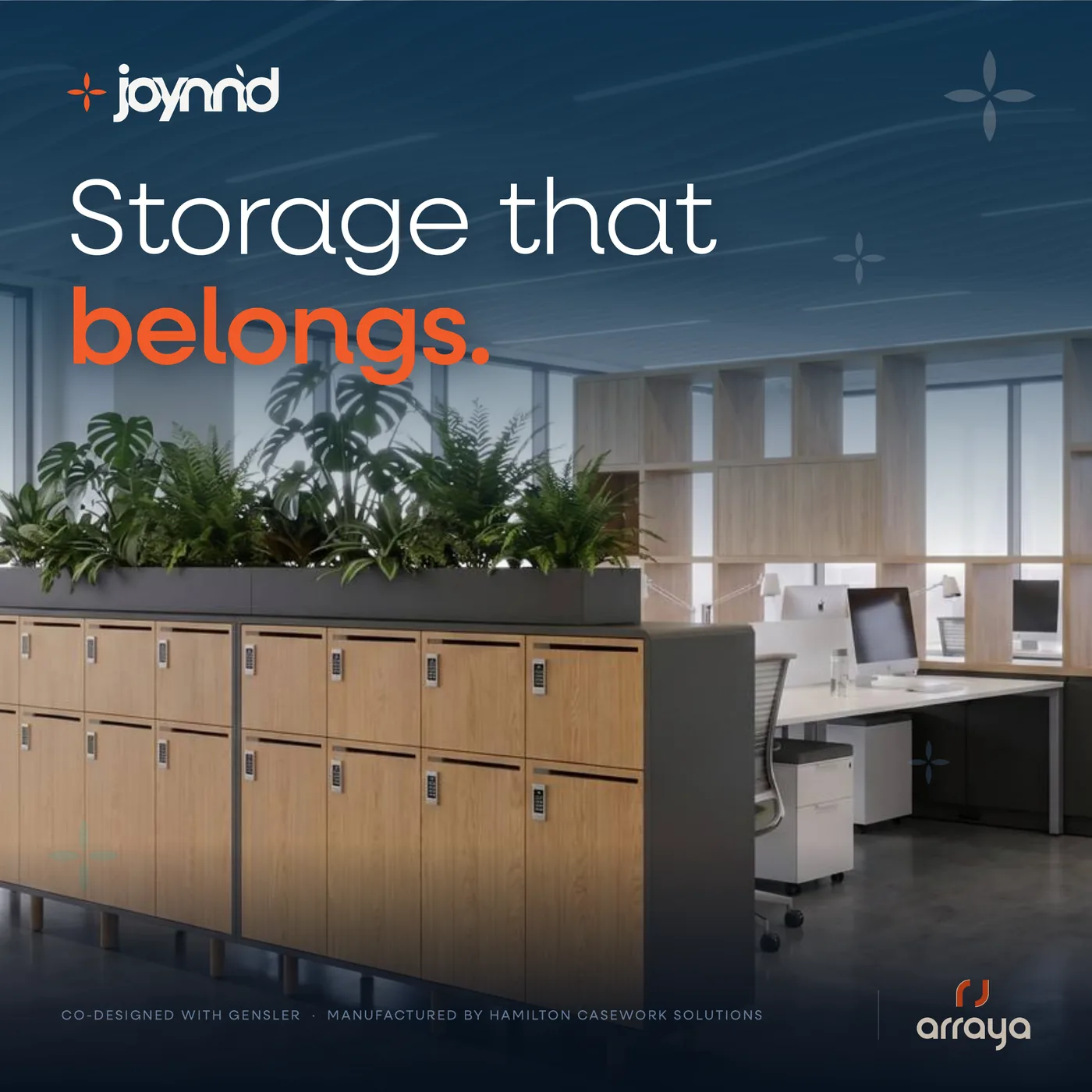 Arraya Locker System brochure cover
