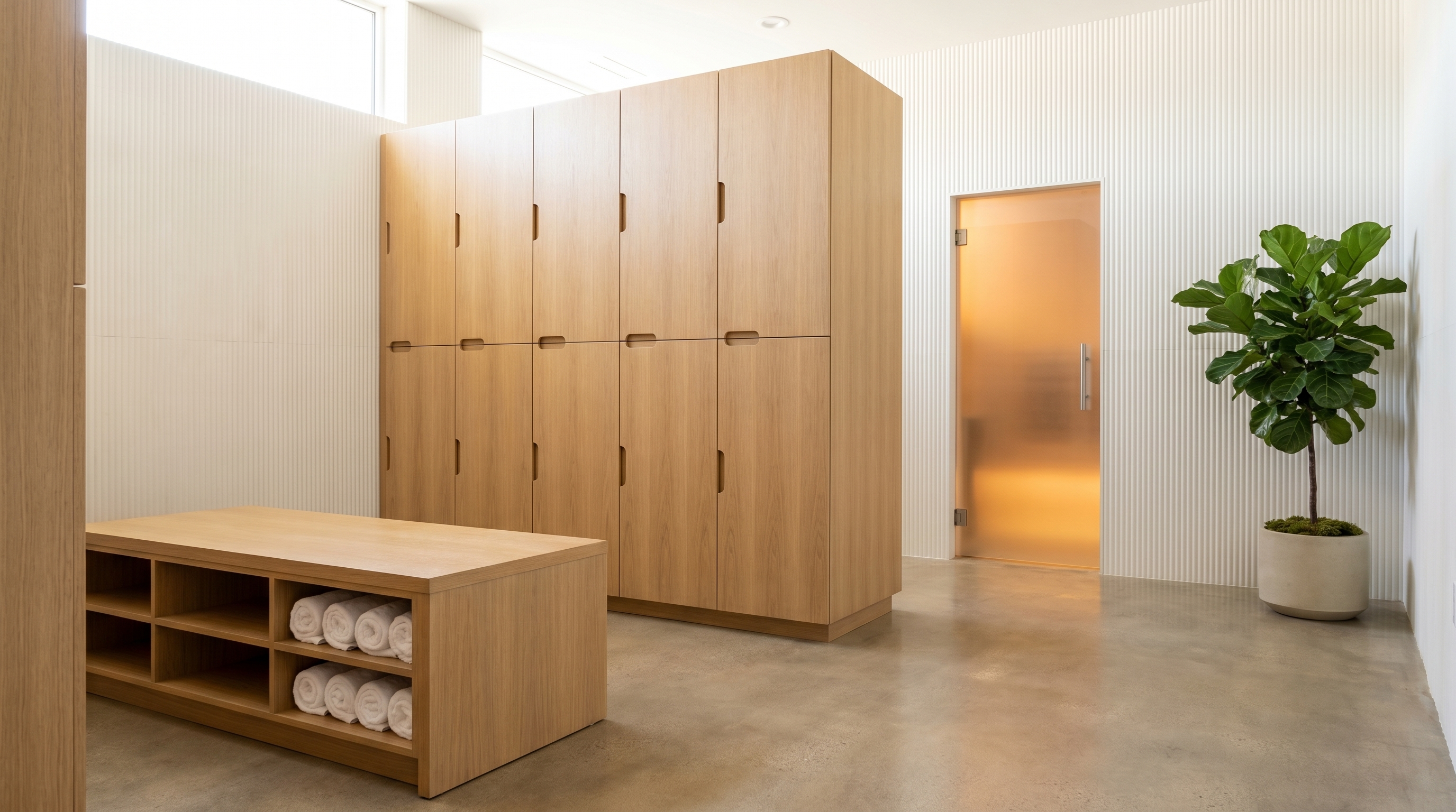 Recovery club locker environment