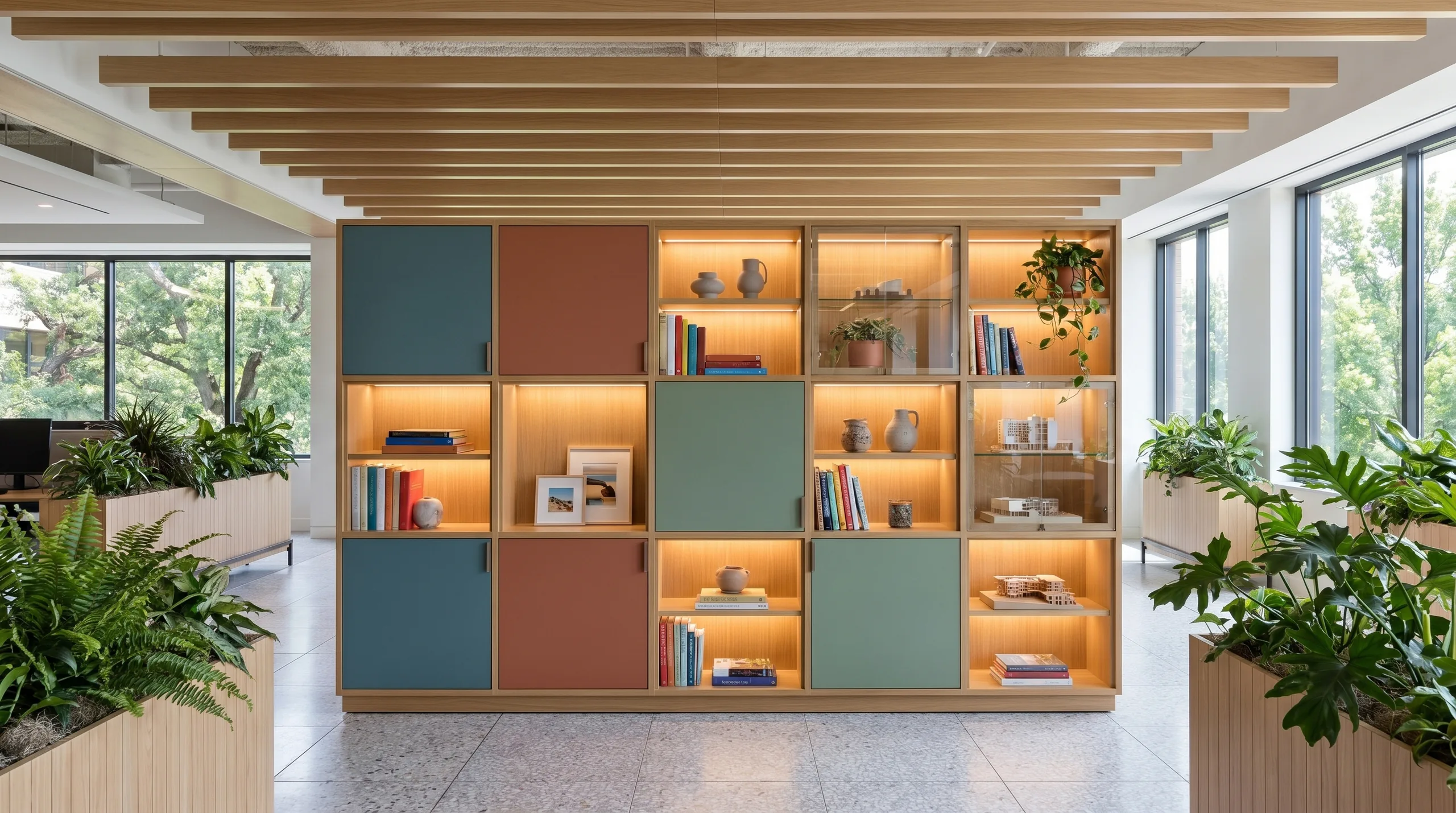 Zone Divider — modular space divider system