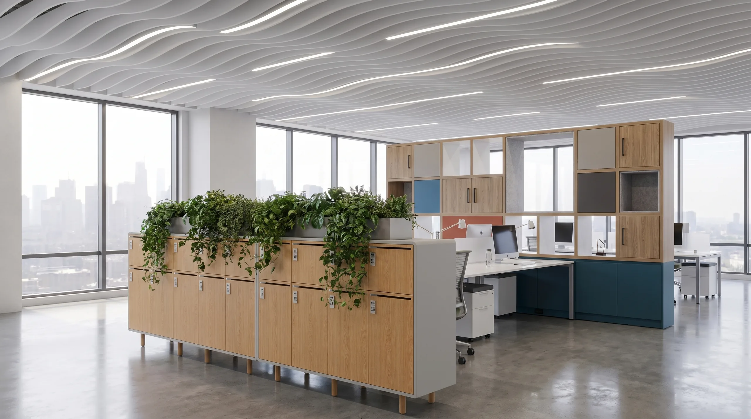 Open office environment
