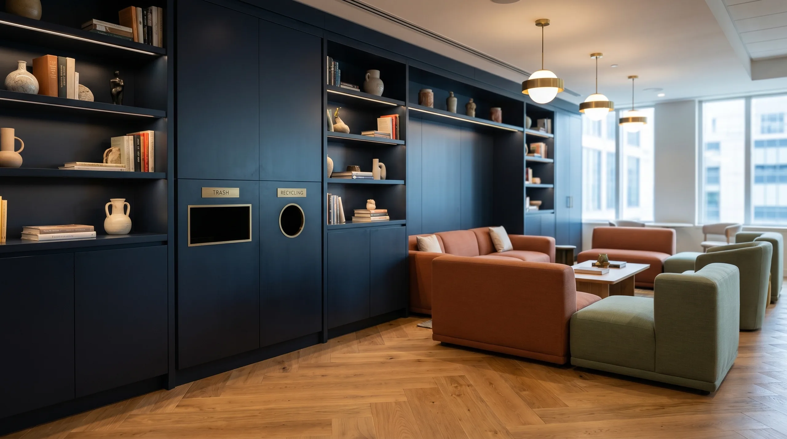 Workplace — collaboration hub millwork