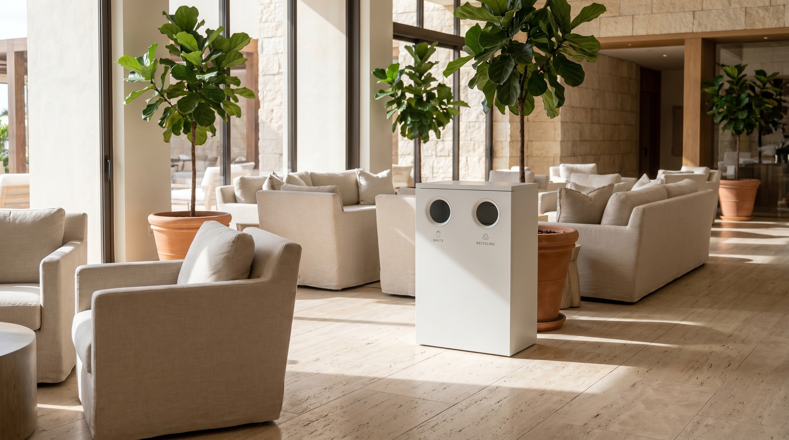 Hospitality — hotel lobby lounge