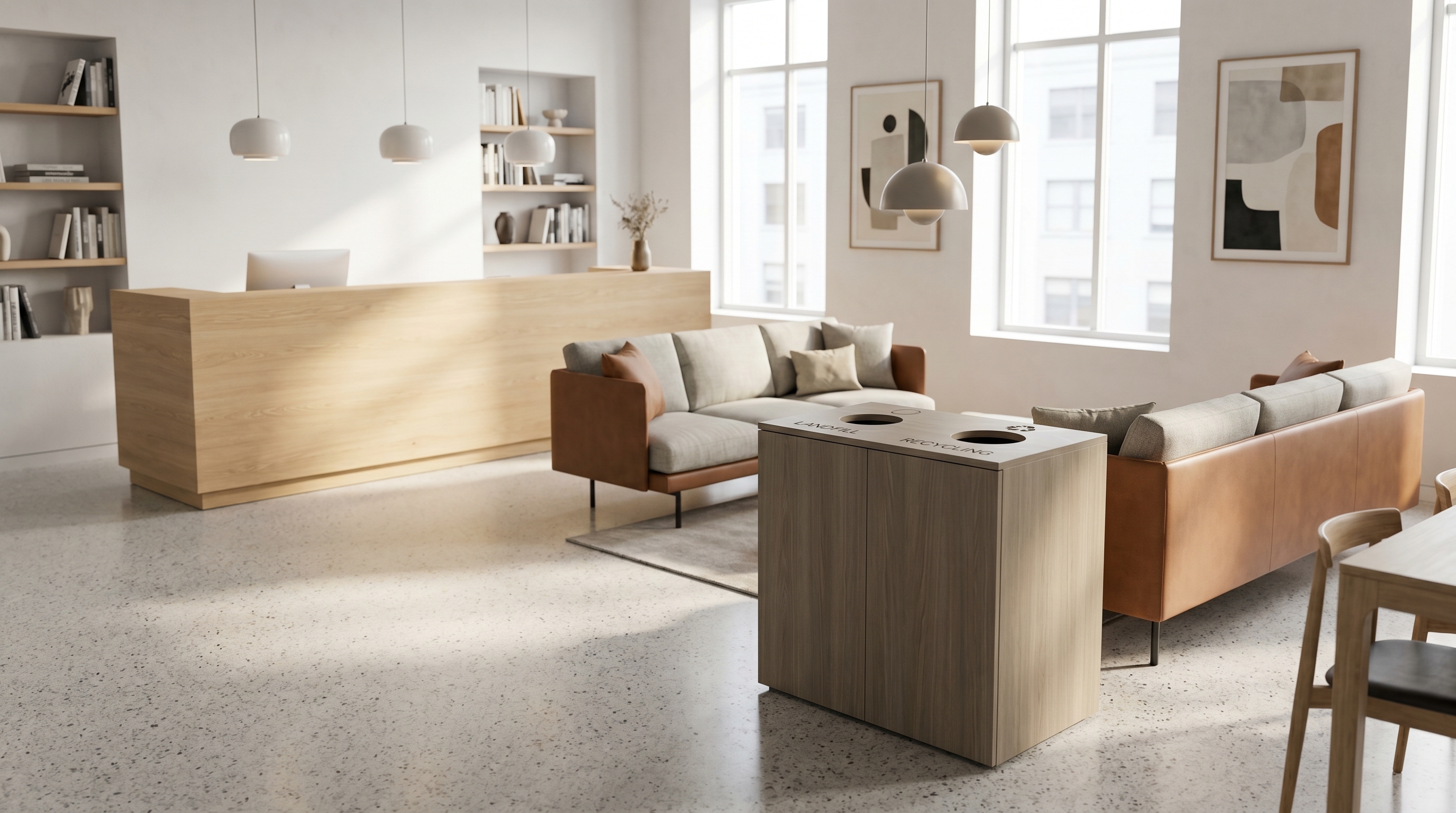 Coworking — member lounge reception