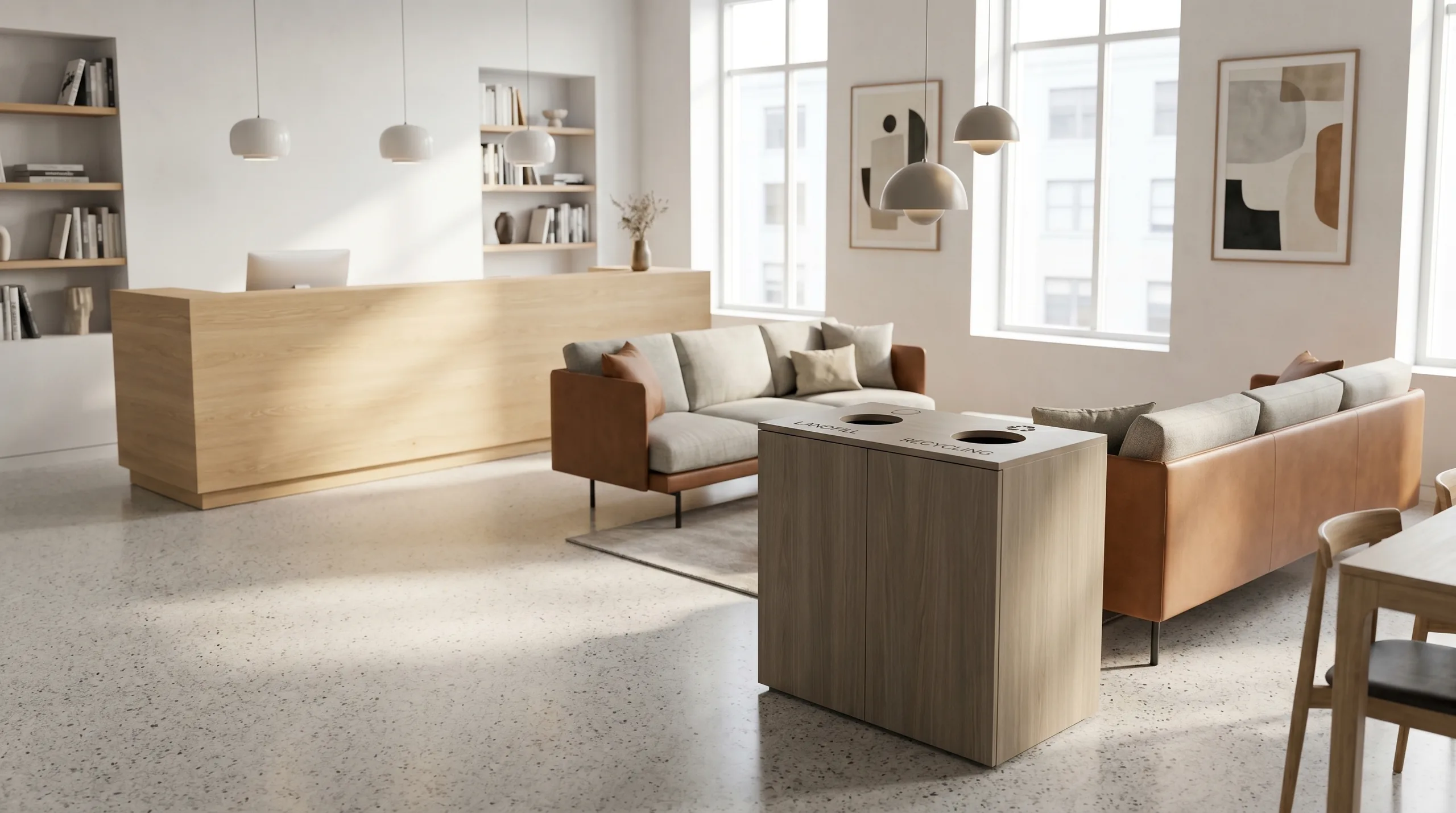 Coworking — member lounge reception