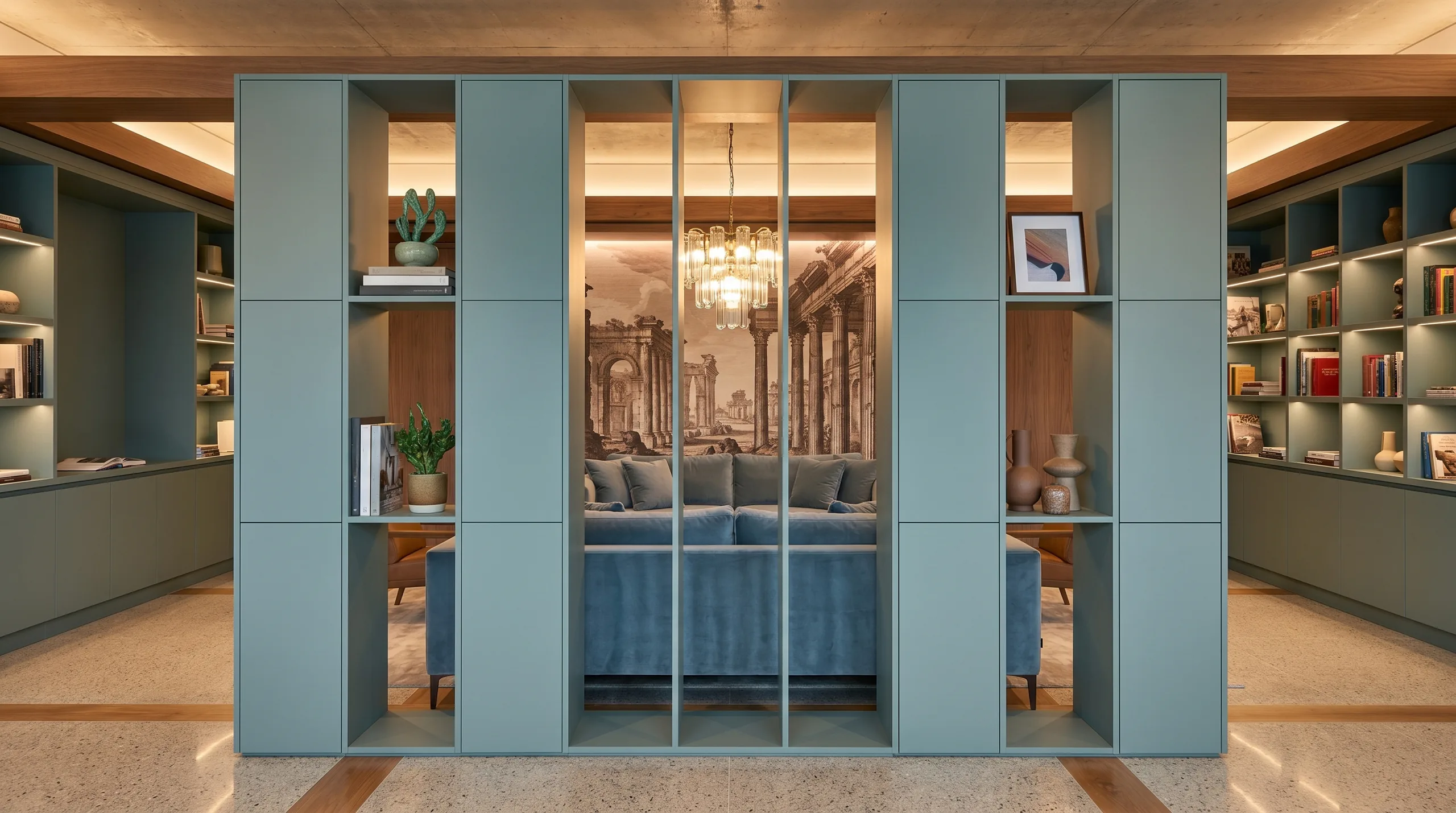 Zone Divider salon reveal open office environment